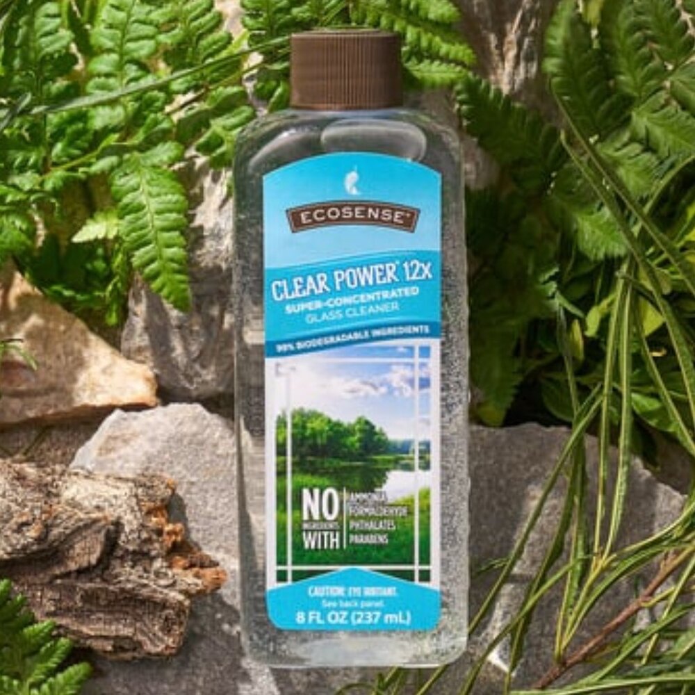 Ecosense Clear Power 12x Glass Cleaner plant-derived / biodegradable - 8 fl. oz.